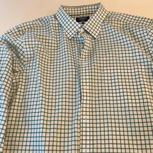 Charles Tyrwhitt Green check long sleeve slim fit